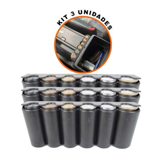 KIT 3 Porta Moedas Organizador com Divisorias Preto Carro Uber em Oferta na Shopee