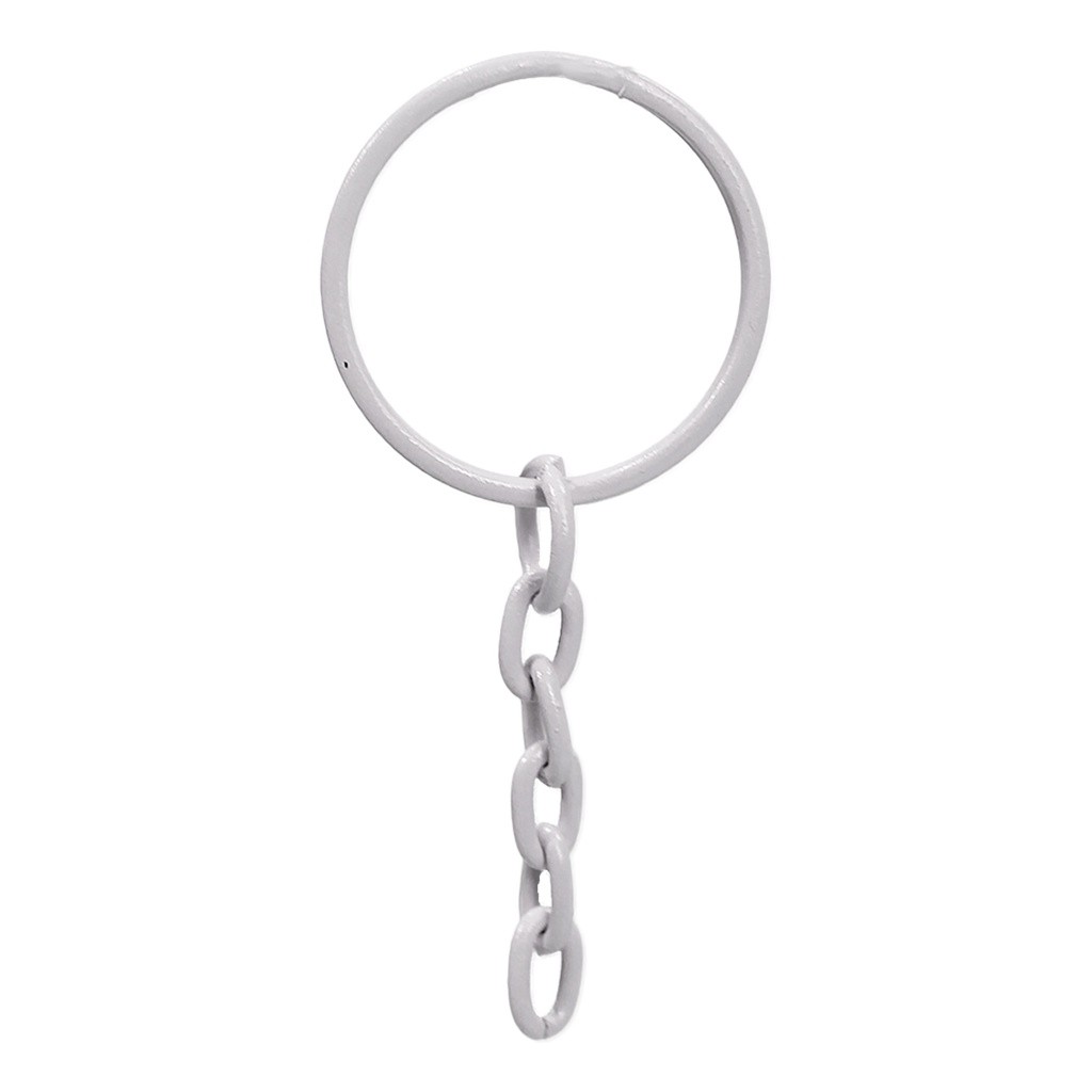 Argola Colorida Para Chaveiro 23mm com Elos Artesanato Molho De Chaves Conector