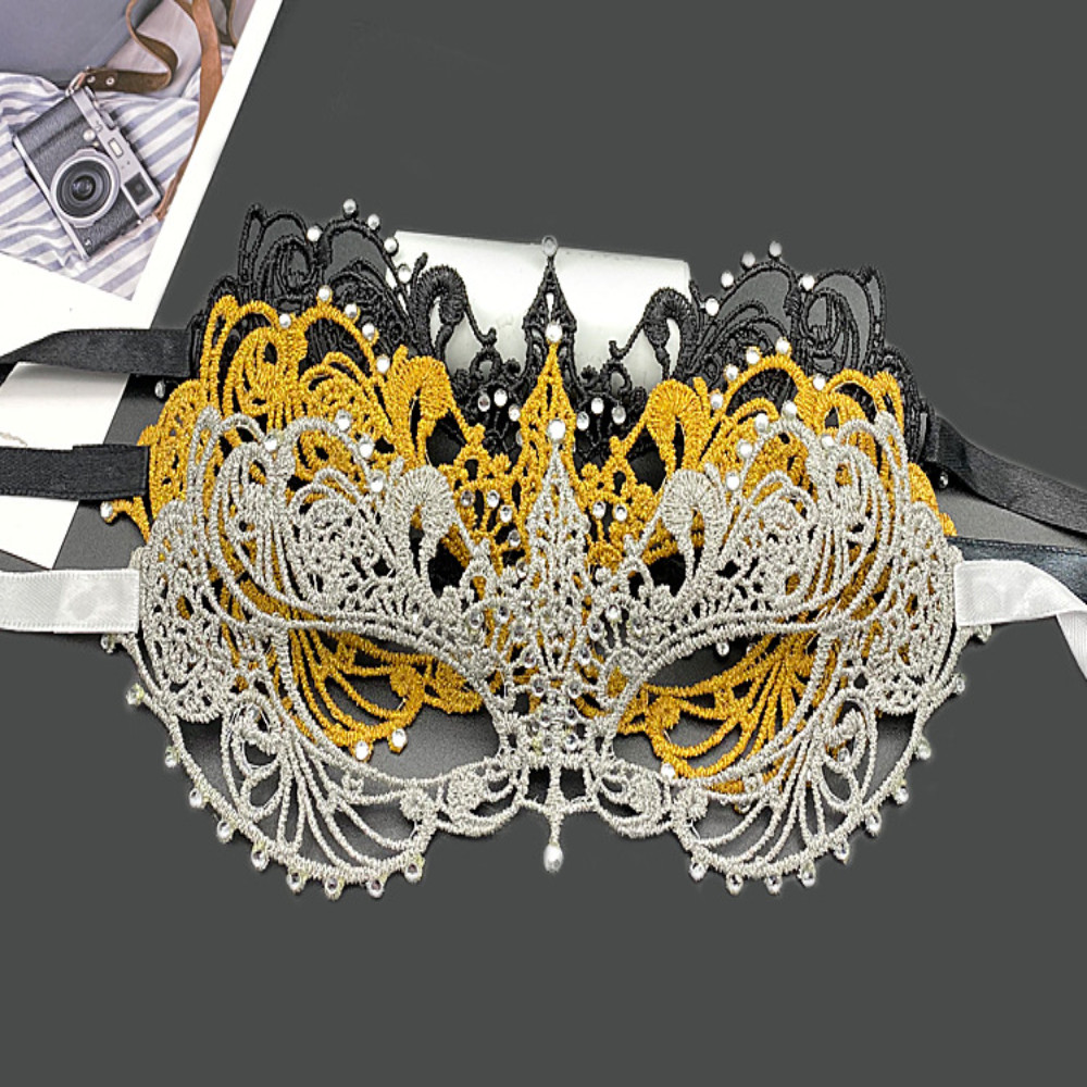 1Pieces Máscara De Renda Veneziana Halloween Mari Grass Party