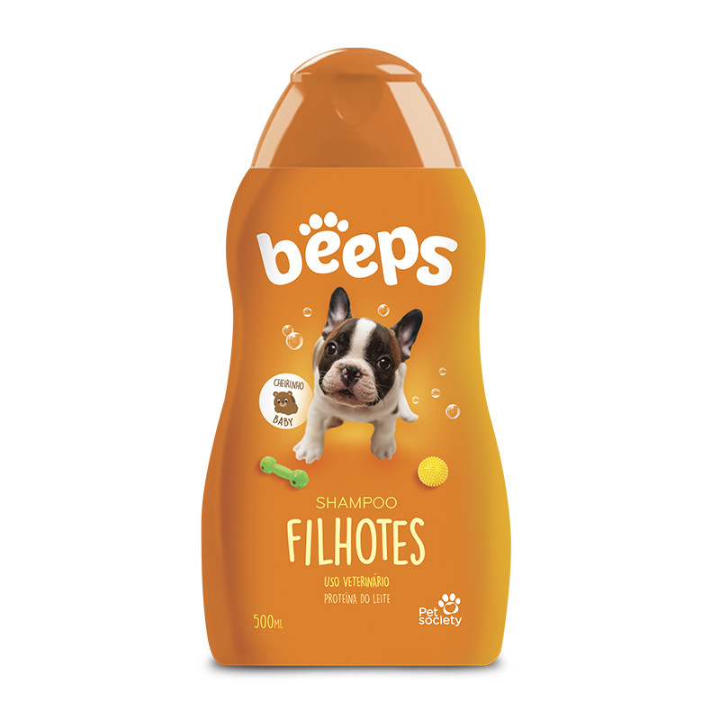 Shampoo Pet Cachorro e Gato Beeps Para Filhotes - 500mL