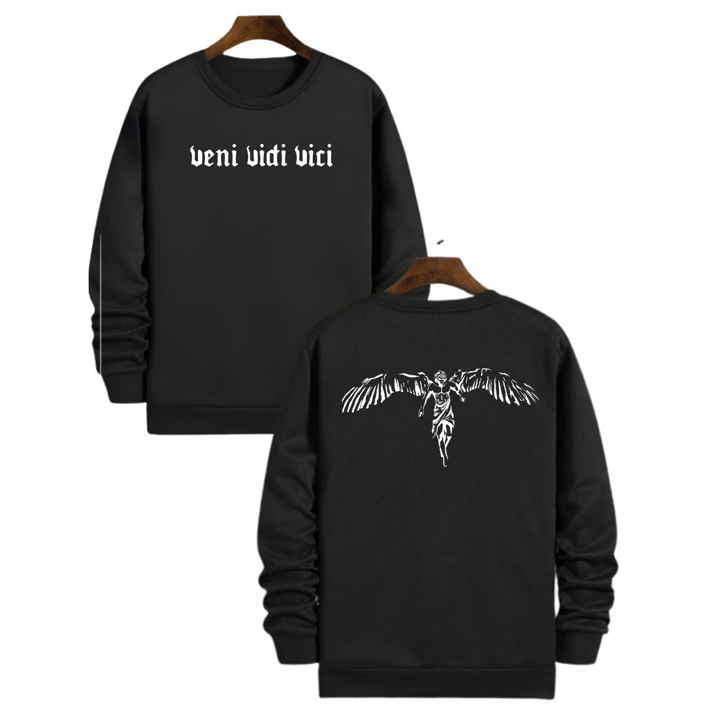 Moletom Gola Careca Anjo Veni Vidi Vici