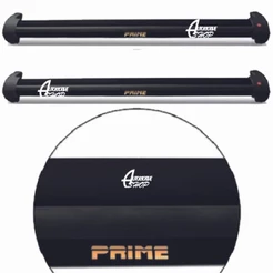 Rack Teto Aluminio Prime Ford Fiesta Hatch 04/14 Preto PR141