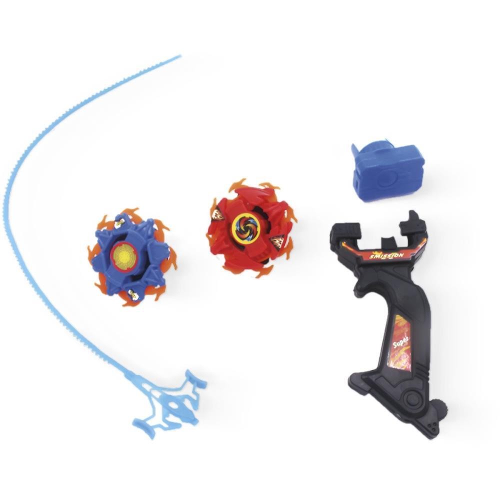 Brinquedo Diverso Pião Cyclone Duplo KIT Sortido