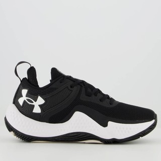 Tênis Under Armour Dagger Preto e Branco em Oferta na Shopee