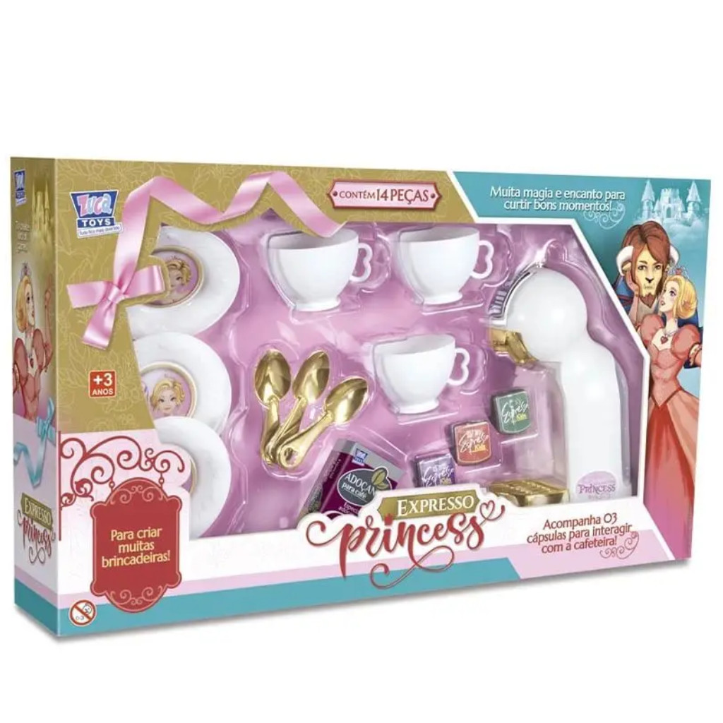 Brinquedo Cafeteira Expresso da Princesa