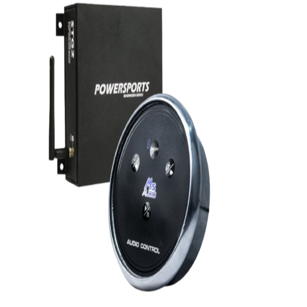 Amplificador para barco áudio Control 4.0 cromado - MS Áudio