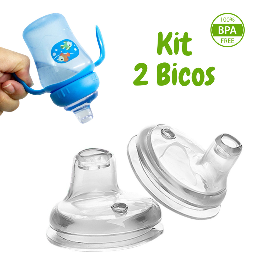 Bico Refil de Silicone para Copo Anti Vazamento Para Bebê