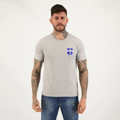 Camisa Brasil Escudo Cinza