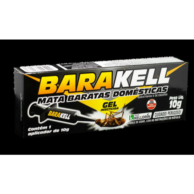 Barakell Gel Anti Baratas 10g kit com 3 unidades - envio imediato