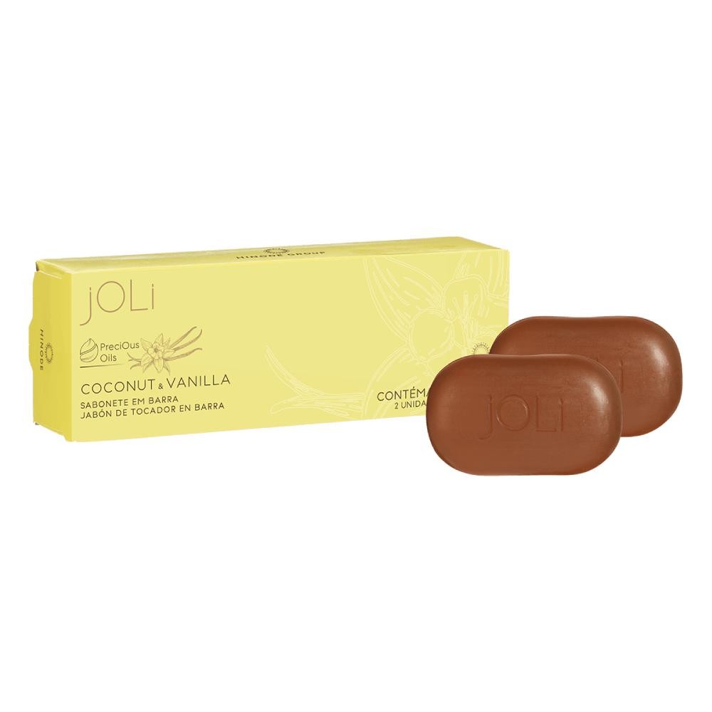 Sabonete em Barra Joli Vanilla e Coco com 2 Unidades Hinode 90g