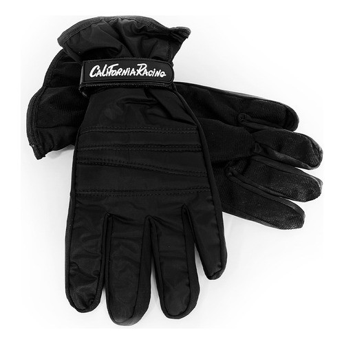 Luva Motoqueiro California Racing Masculino Preto
