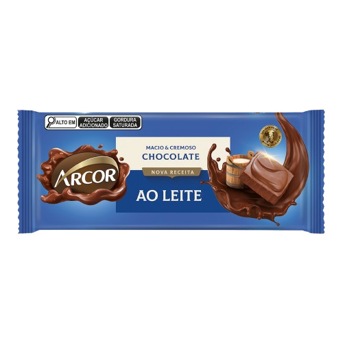 Chocolate Ao Leite Arcor 80g em Oferta na Shopee