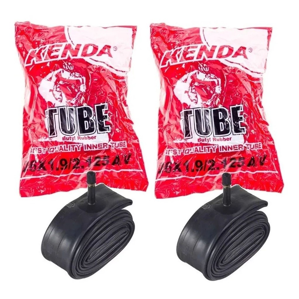 Par Câmara Ar Kenda 26 X 1.90/ 2.125 Bicicleta Bico Grosso Resistente - Sports & Outdoors
