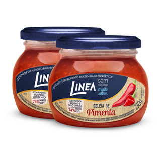 Kit 2 Geleias Linea Sabor Pimenta Vermelha de 230g em Oferta na Shopee