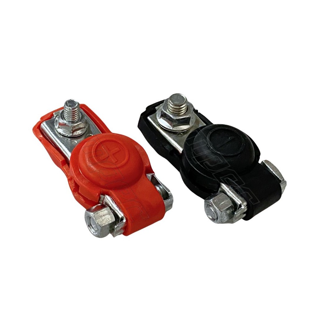 Kit 2 Terminal Bateria Automotiva Com Isolador Cabo 10/25mm DNI 7573 em Oferta na Shopee