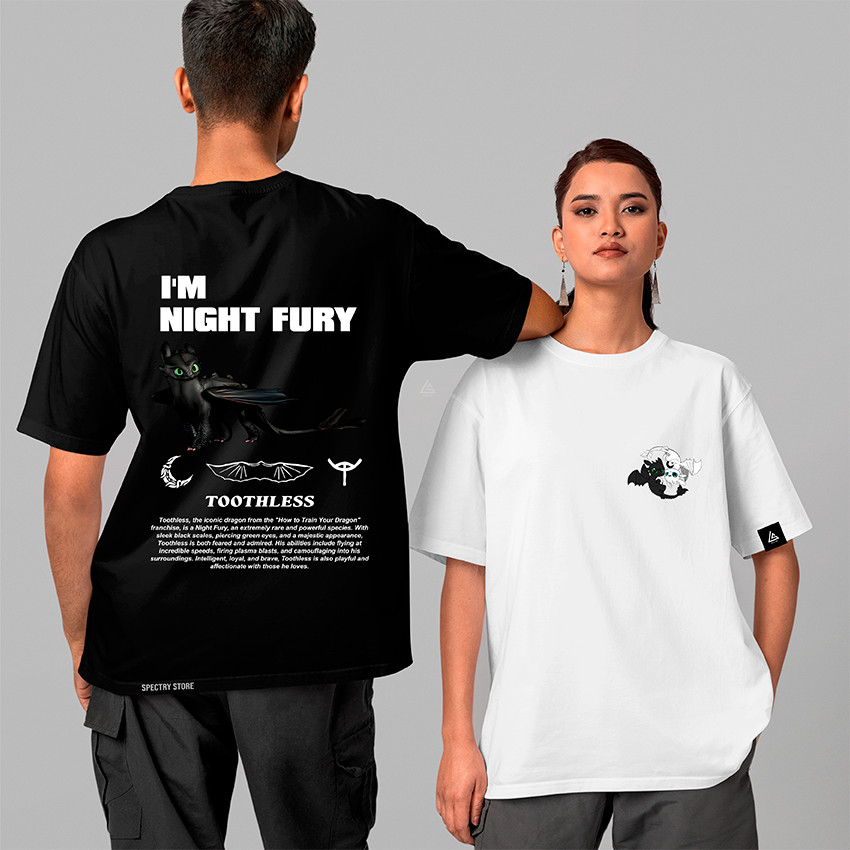 Kit Casal Camiseta Dragão Banguela e Furia da Luz Enrolados Algodão StreetWear Unissex Básica Modelo Star em Oferta na Shopee