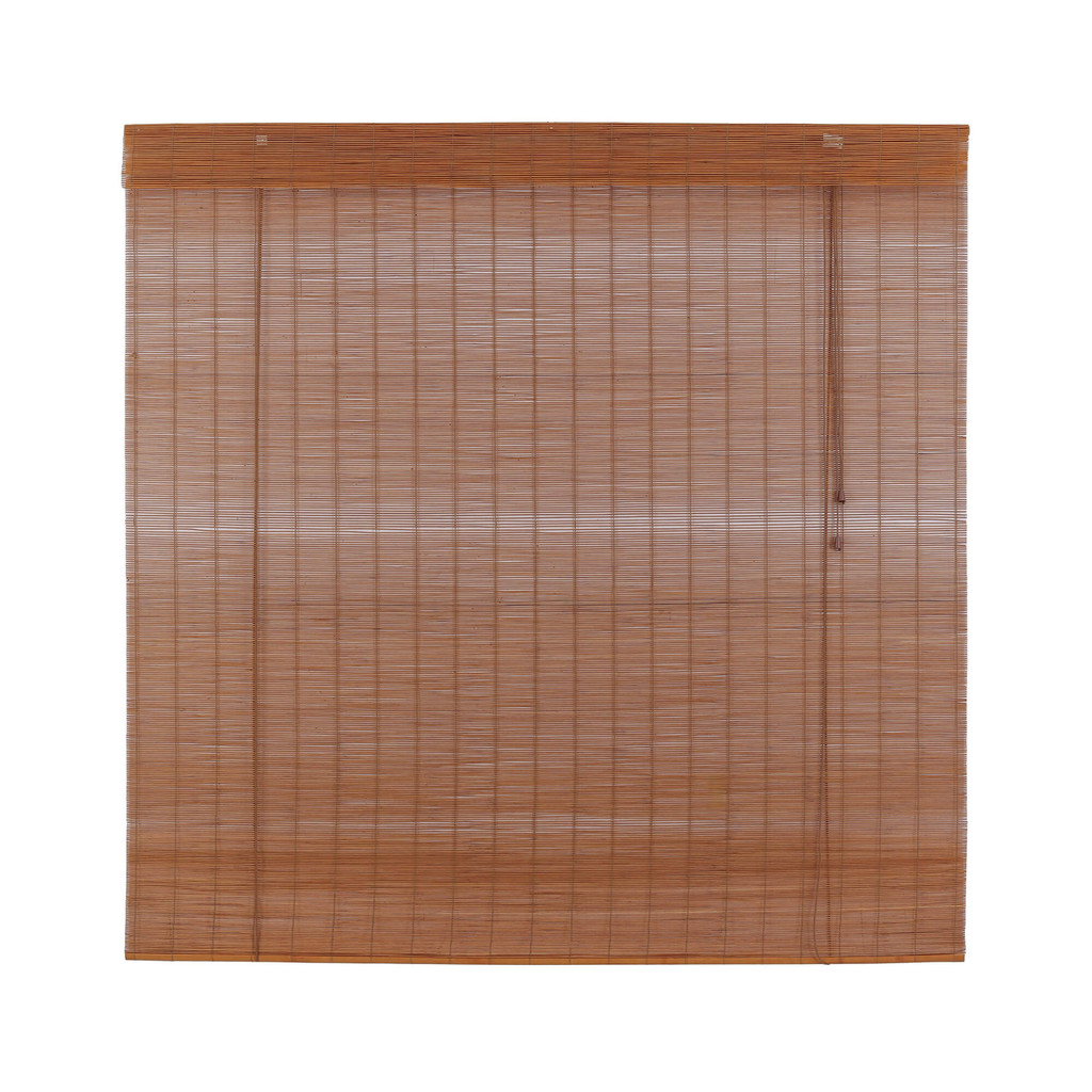 Persiana Rolo Bambu 160x160cm (LxA) cor Cedro Coleção Hanoy para Janela Conthey Evolux - N2303548 - Home & Living