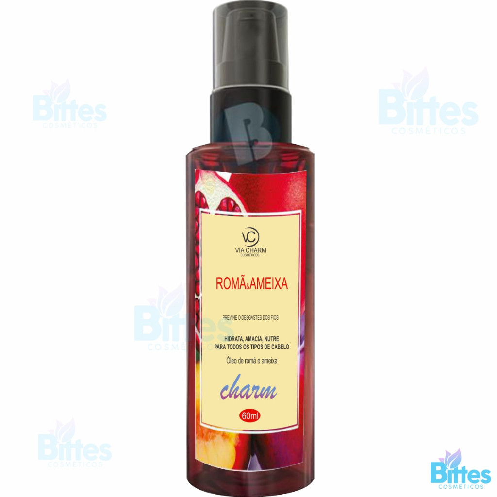 ÓLEO DE ROMÃ E AMEIXA VC ANTI FRIZZ E CONTROLE DE VOLUME REPARADOR DE PONTAS