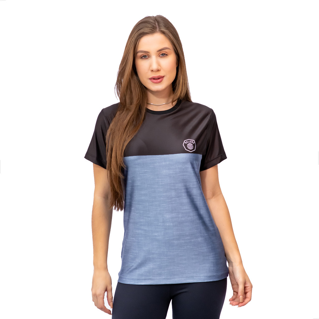 Camisa Dry Fit Feminina Treino Proteção UV Blusa Academia
