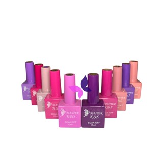 Kit 10 Esmaltes em Gel K&S QUADRADO – Soak Off | 10ml Cada | Secagem UV/LED em Oferta na Shopee