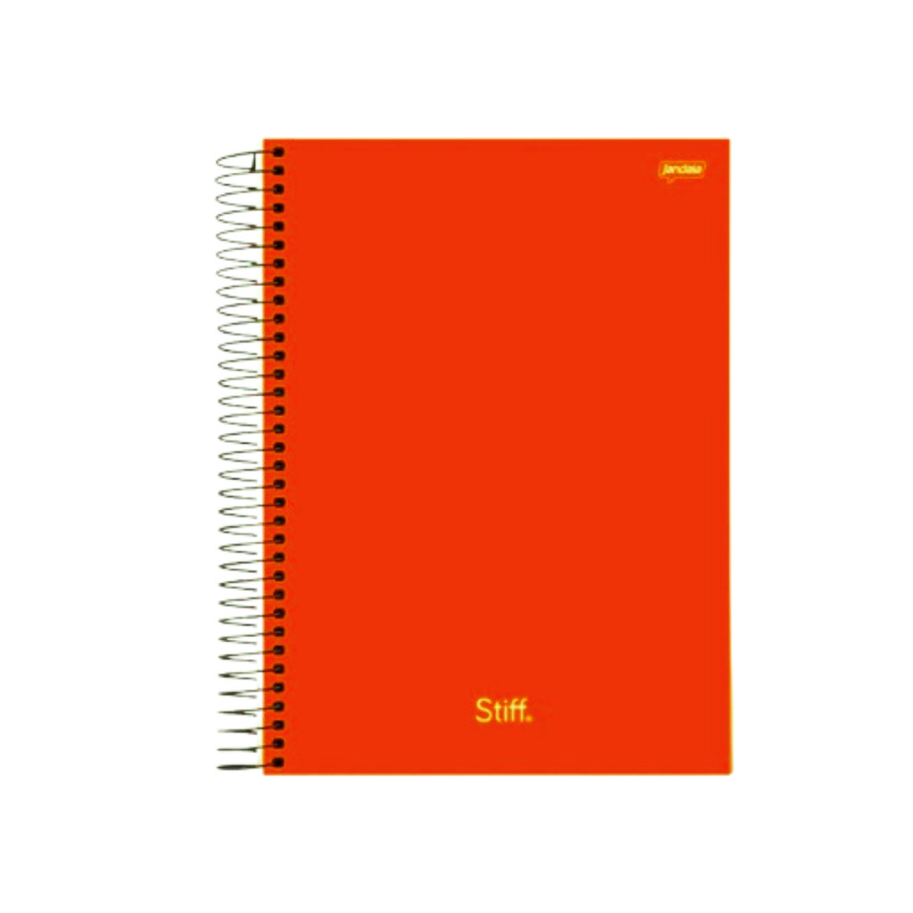 Caderno 20 Matérias Universitário Stiff - Jandaia CAPA:Laranja em Oferta na Shopee