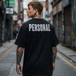 Camiseta Oversized Personal Academia Treino