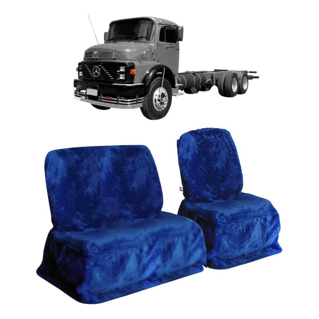 Capa Banco Motorista+carona Sofá Caminhão Mb 1113/1313 Todos em Oferta na Shopee