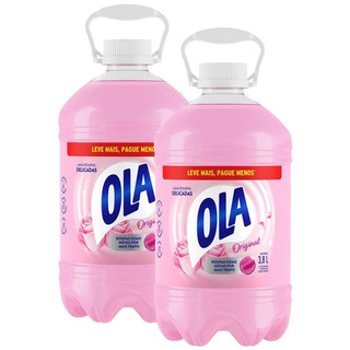 Kit com 2 Lava Roupas Ola Original para Roupas Finas e Delicadas 3,8L cada em Oferta na Shopee