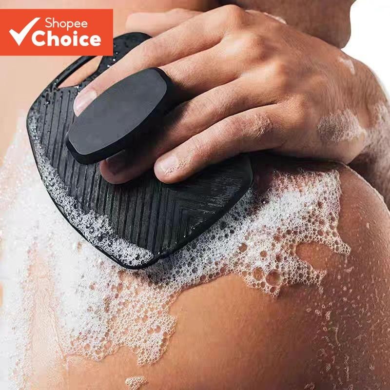 Nova Escova De Banho De Massagem : Oval De Cerdas Macias Para Homens E Mulheres , Purificador Silicone Limpeza Suave