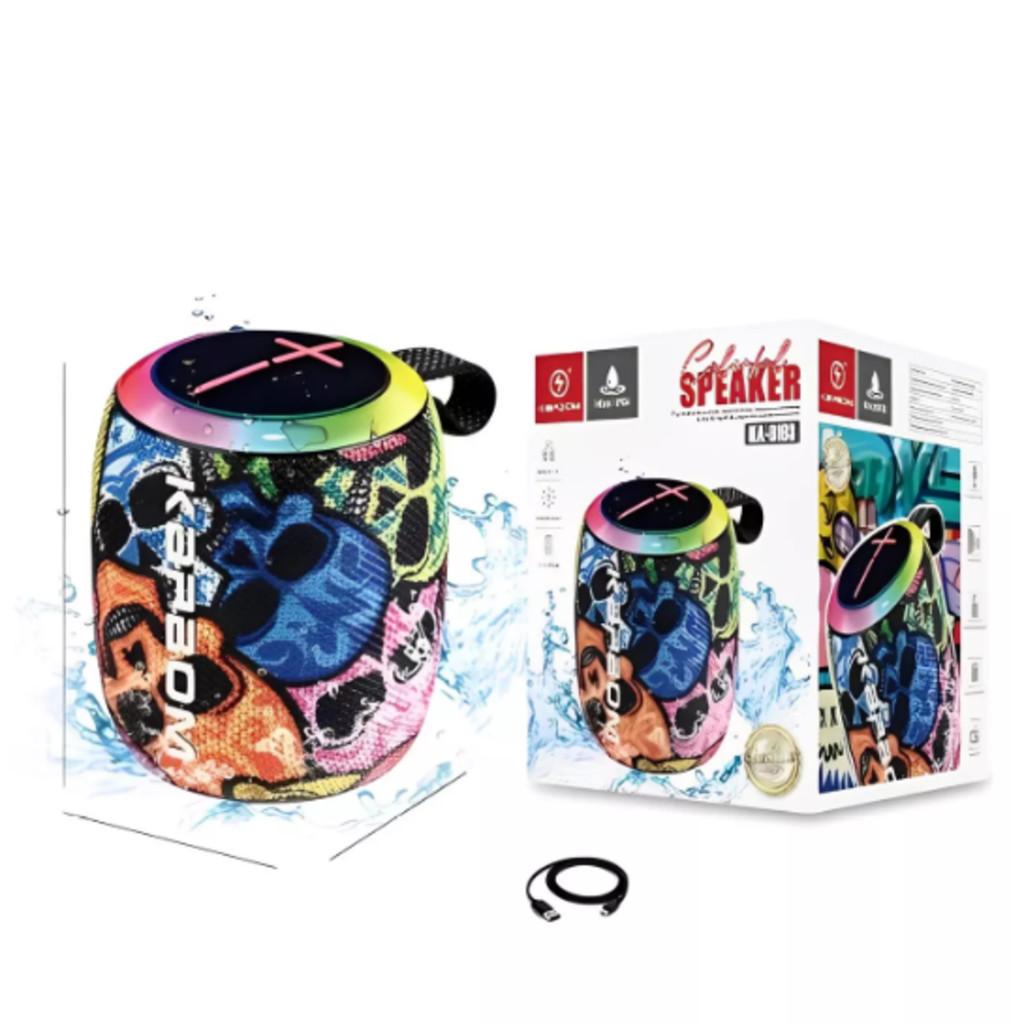 Caixa De Som Bluetooth KA-8193 A Prova Dagua
