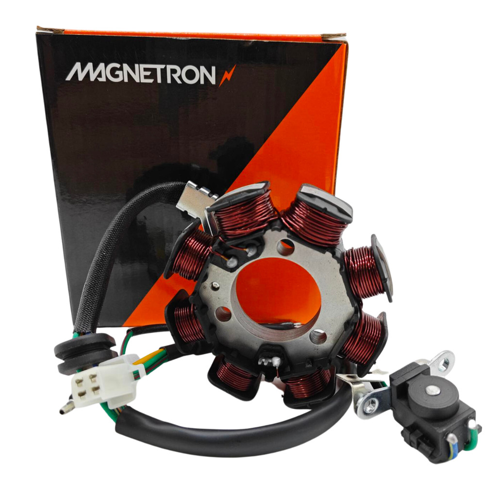 Estator completo Cg Titan 125 ES/KS/KSE 2003 2004 com bobina de pulso - magnetron em Oferta na Shopee