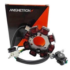 Estator completo Cg Titan 125 ES/KS/KSE 2003 2004 com bobina de pulso - magnetron