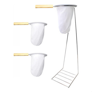 Suporte Coador Café 45cm + 2 Refil Direto Garrafa - Cromado em Oferta na Shopee