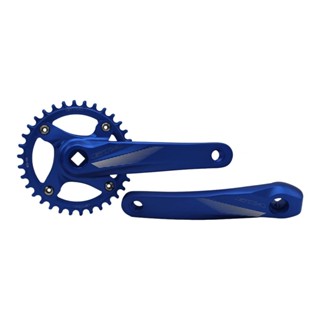 Pedivela Bike Single Ponta Quadrada Gta 34 Dentes Cor Azul em Oferta na Shopee
