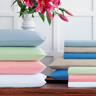 KIT COM 10 Fronhas 5 Pares Tamanho: 50 X 70CM 180 Fios Liso  100%  Polliester envelope  Várias Cores em Oferta na Shopee