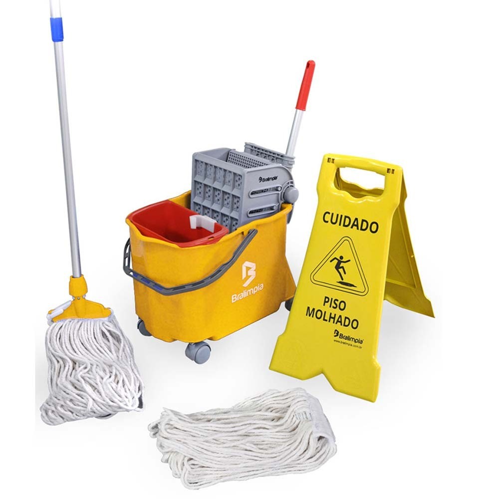 Kit Limpeza completa Doblô 20 Flex KT20F Bralimpia - Home & Living