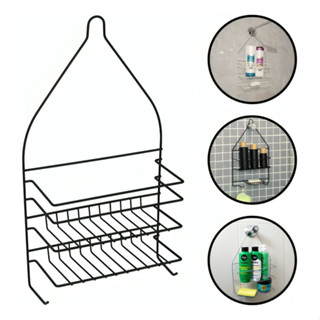 Suporte Prateleira de banheiro, shampoo, organizador de sabão, sem furo, para cozinha e banheiro em Oferta na Shopee