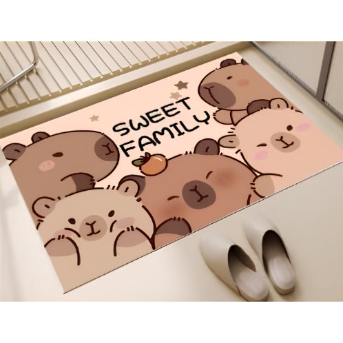 Tapete Banheiro Absorvente Secagem Rápida Antiderrapante Estampa Desenho Fofo