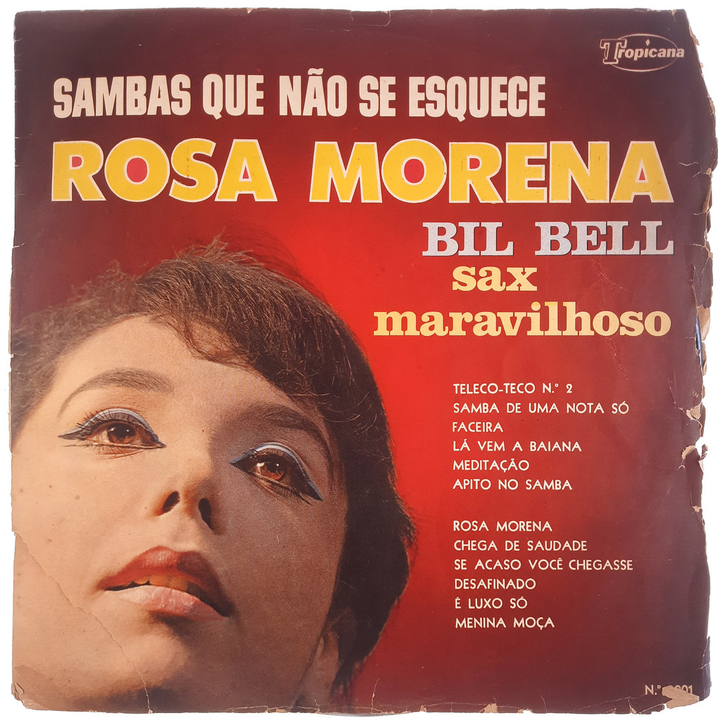 LP Rosa Morena - Bill Bell e seu Sax Maravilhoso
