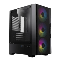 Gabinete Gamer Acegeek Stratus Mesh, ARGB, Mid-Tower, Lat/Vidro, C/3 Fans, Preto, AG-STRATUS-MESH-BK-I3F-ARGB