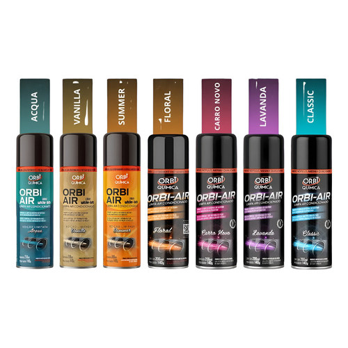 Limpa Ar Condicionado Orbi Air Fragrâncias Diversas em Oferta na Shopee