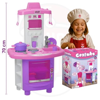 KIT COZINHA INFANTIL FAZ DE CONTA PAIS E FILHOS 35 OU 70cm MENINA FOGÃO INFANTIL BRINQUEDO CRIANÇA em Oferta na Shopee