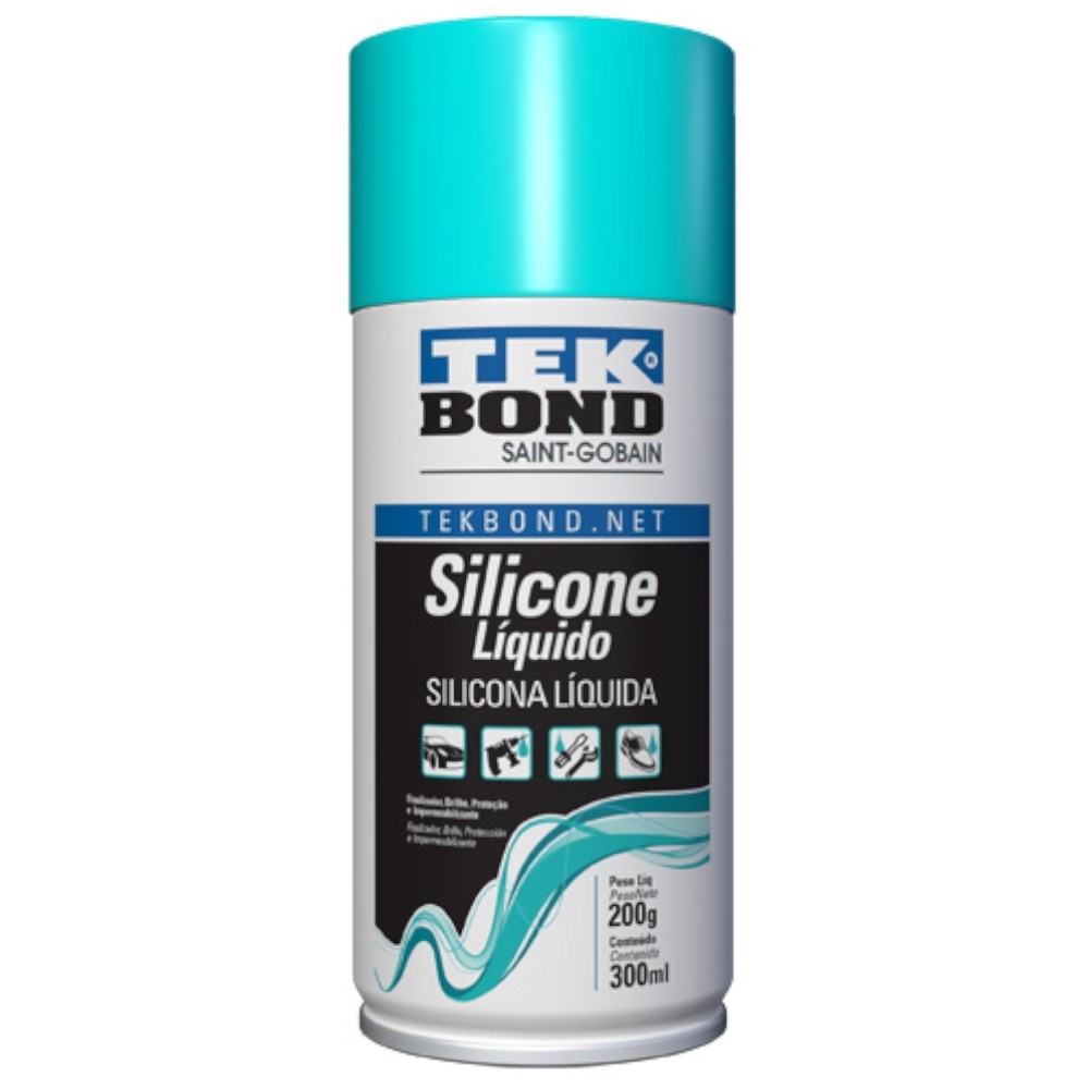 Silicone lubrificante em spray 300 ml - TekBond - Home & Living