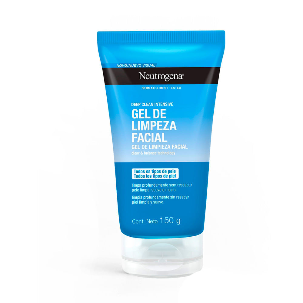 Gel de Limpeza Profunda Neutrogena Deep Clean Pele Mista a Oleosa 150g - Beauty