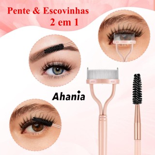 Pente e Escovinha Cílios 2em 1, Modelador Separador de Máscara de Cílios Rímel em Oferta na Shopee