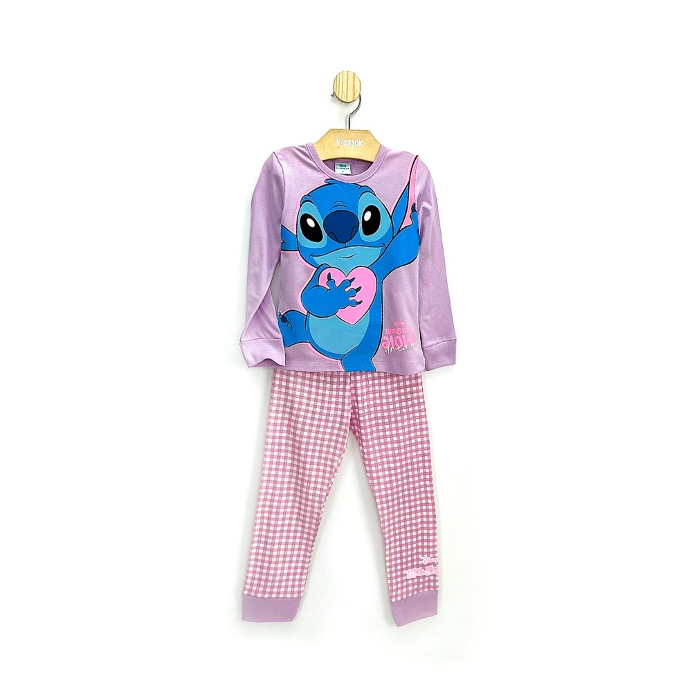 Pijama Menina Sticth Brilha no Escuro - Fakini em Oferta na Shopee