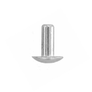Rebite Maciço Lentilha Para fixação de estruturas metálicas 1/4"x1/2" Pacote Com 100gr rebite 11mm de altura em Oferta na Shopee