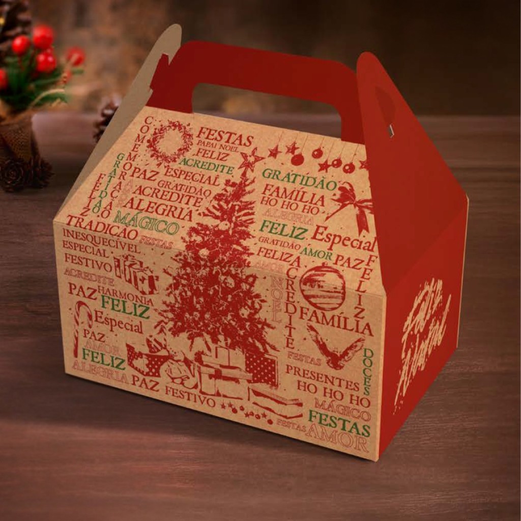 10 MALETINHA - NATAL ESSENCIA 5652 KRAFT (NATAL 2025 IDEIA)