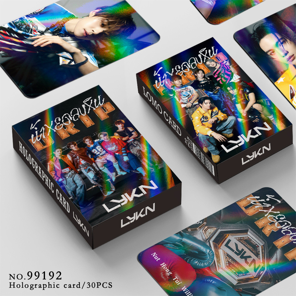 30-127pcs LYKN Laser Holograma Lomo Card Smartboom Zeenew O Próximo Príncipe Photocards LINGORM Somente Você BKPP Speed 