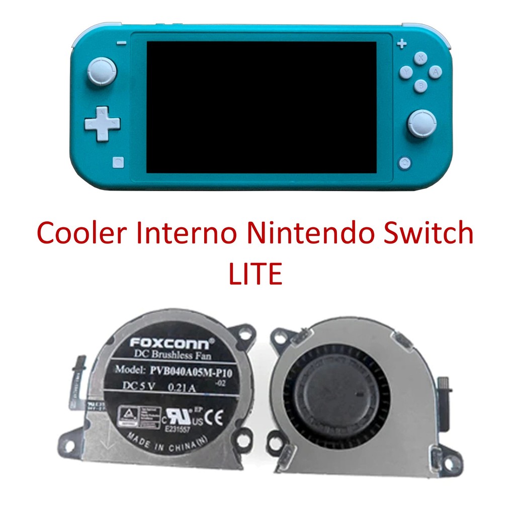 Cooler Fan Refrigerador Reparo Interno Para Nintendo Switch LITE / FOXCONN - PVB040A05M-P10